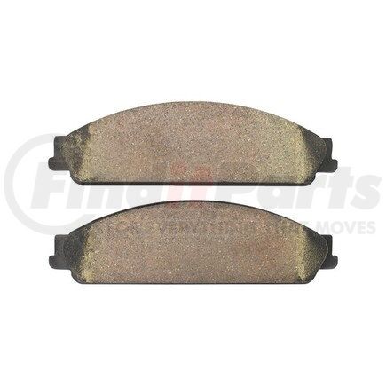 1000-1070M by MPA ELECTRICAL - Quality-Built Disc Brake Pad Set - Semi-Metallic