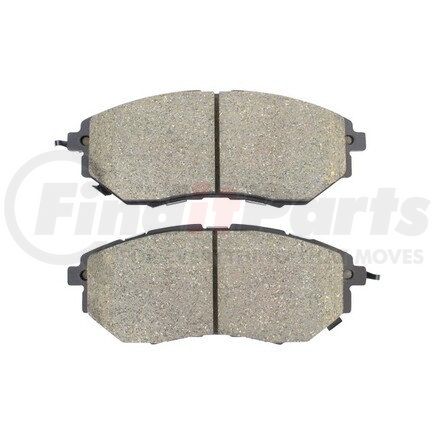 1000-1078C by MPA ELECTRICAL - Quality-Built Disc Brake Pad Set - Ceramic