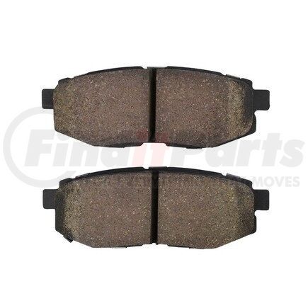 1000-1124M by MPA ELECTRICAL - Quality-Built Disc Brake Pad Set - Semi-Metallic