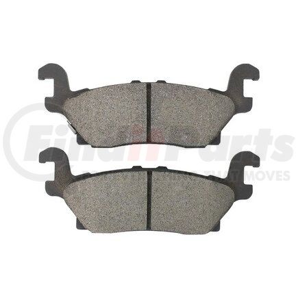 1000-1120M by MPA ELECTRICAL - Quality-Built Disc Brake Pad Set - Semi-Metallic