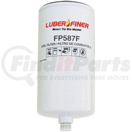 FP587F by LUBER-FINER - 3" Spin - on Oil Filter