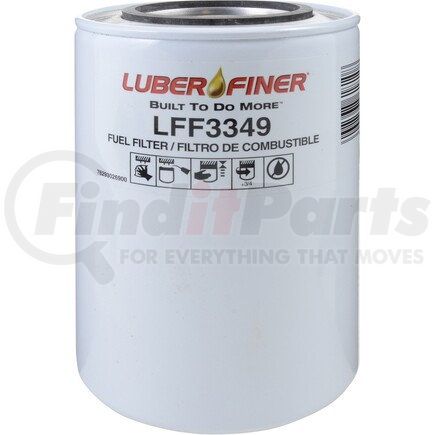 LFF3349 by LUBER-FINER - MD/HD Spin - On Fuel Filter