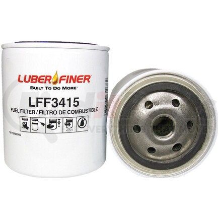 LFF3415 by LUBER-FINER - 4" Spin - on Oil Filter