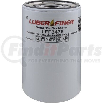 LFF3476 by LUBER-FINER - MD/HD Spin - on Oil Filter