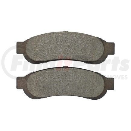 1001-1334M by MPA ELECTRICAL - Quality-Built Premium Disc Brake Pad Set - Semi-Metallic, with Hardware