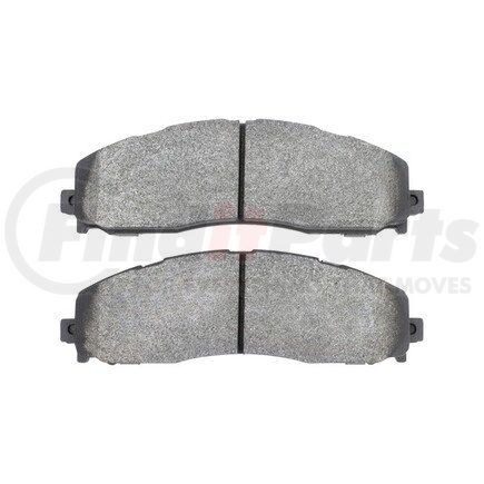 1001-1691M by MPA ELECTRICAL - Quality-Built Premium Disc Brake Pad Set - Semi-Metallic, with Hardware