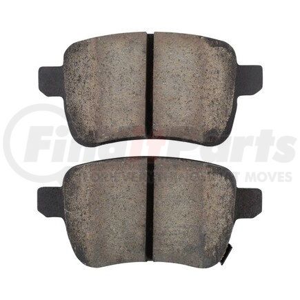 1001-1722C by MPA ELECTRICAL - Quality-Built Premium Ceramic Brake Pads w/ Hardware