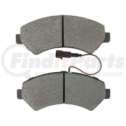 1002-1540BM by MPA ELECTRICAL - Quality-Built Disc Brake Pad Set - Work Force, Heavy Duty, with Hardware