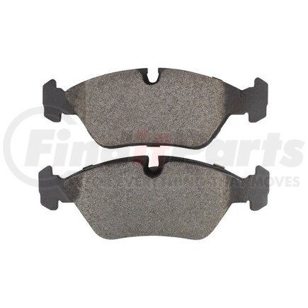 1003-0395M by MPA ELECTRICAL - Quality-Built Disc Brake Pad Set - Black Series, Semi-Metallic, with Hardware