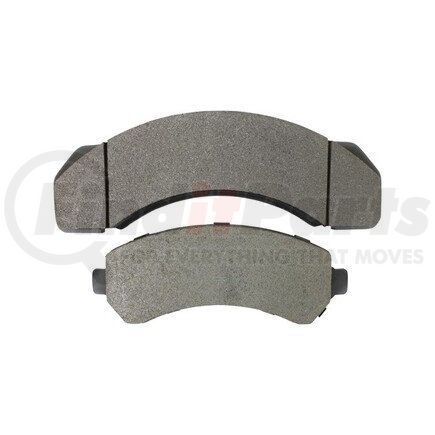 1003-0717M by MPA ELECTRICAL - Quality-Built Disc Brake Pad, Black Series, Semi-Metallic