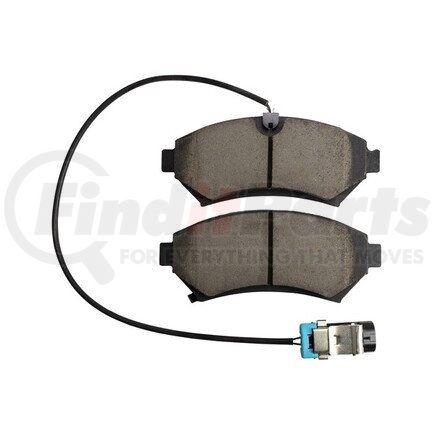 1003-0753C by MPA ELECTRICAL - Quality-Built Black Series Ceramic Brake Pads w/ Hardware