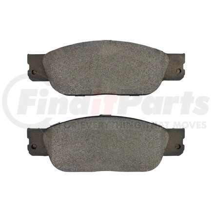 1003-0933C by MPA ELECTRICAL - Quality-Built Disc Brake Pad Set - Black Series, Ceramic