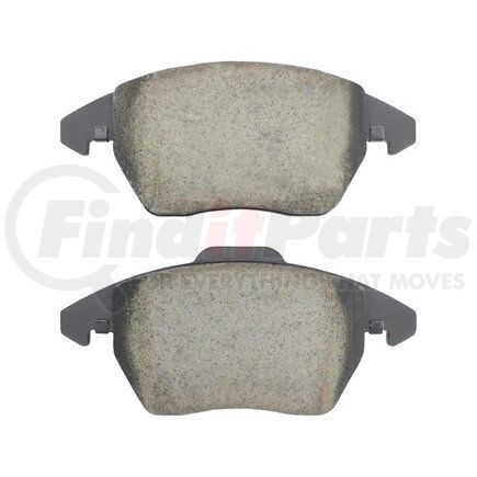 1003-1107M by MPA ELECTRICAL - Quality-Built Black Series Semi-Metallic Brake Pads w/ Hardware