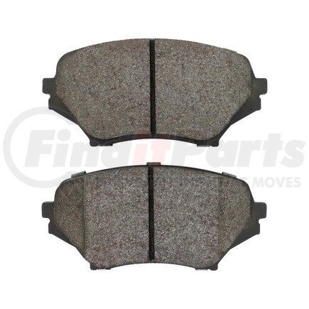 1003-1179M by MPA ELECTRICAL - Quality-Built Disc Brake Pad Set - Black Series, Semi-Metallic, with Hardware