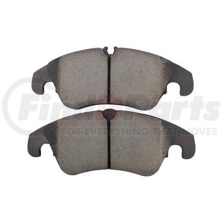 1003-1322AC by MPA ELECTRICAL - Quality-Built Disc Brake Pad Set - Black Series, Ceramic, with Hardware