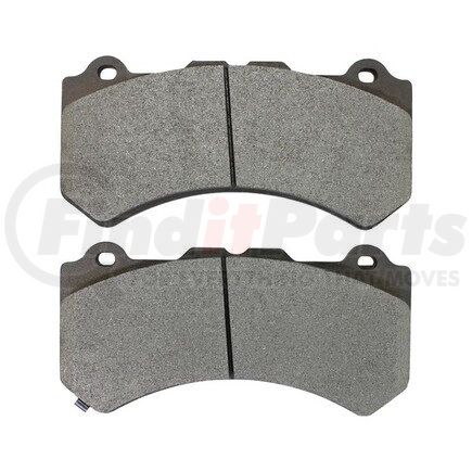 1003-1382M by MPA ELECTRICAL - Quality-Built Disc Brake Pad, Black Series, Semi-Metallic