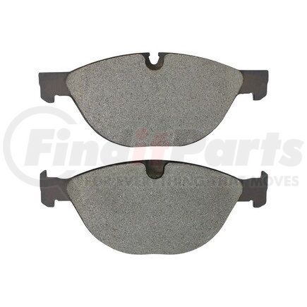 1003-1448M by MPA ELECTRICAL - Quality-Built Disc Brake Pad Set - Black Series, Semi-Metallic, with Hardware