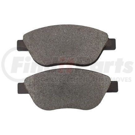 1003-1618AM by MPA ELECTRICAL - Quality-Built Black Series Semi-Metallic Brake Pads w/ Hardware