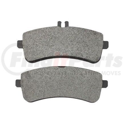 1003-1681AM by MPA ELECTRICAL - Quality-Built Disc Brake Pad Set - Black Series, Semi-Metallic, with Hardware