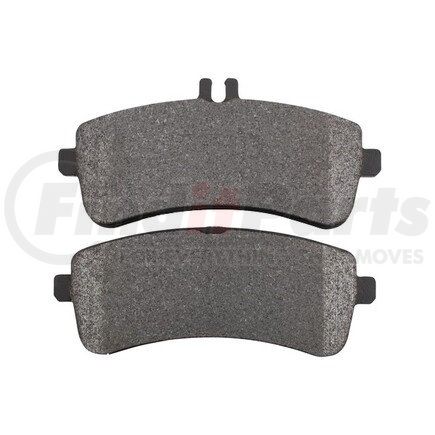 1003-1669M by MPA ELECTRICAL - Quality-Built Disc Brake Pad Set - Black Series, Semi-Metallic, with Hardware