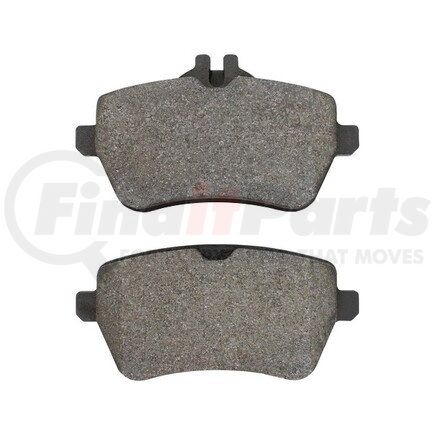 1003-1689M by MPA ELECTRICAL - Quality-Built Disc Brake Pad Set - Black Series, Semi-Metallic, with Hardware