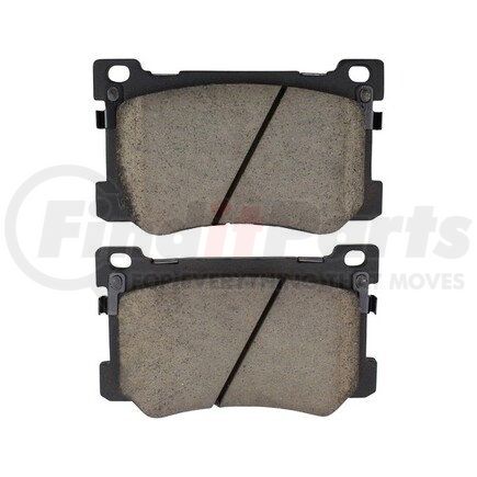 1003-1799C by MPA ELECTRICAL - Quality-Built Disc Brake Pad Set - Black Series, Ceramic