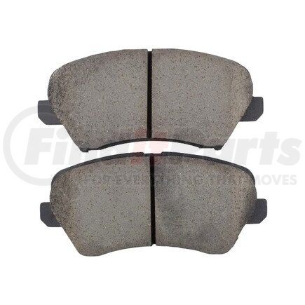 1003-1828C by MPA ELECTRICAL - Quality-Built Black Series Ceramic Brake Pads w/ Hardware