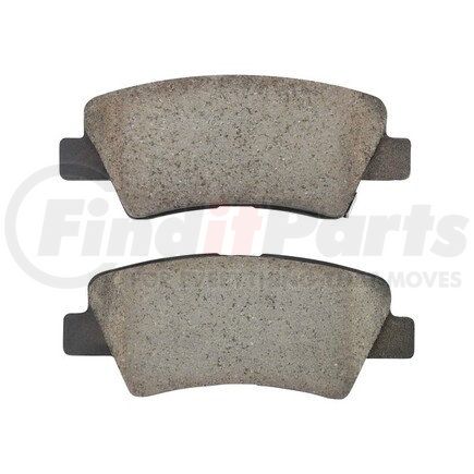 1003-1848C by MPA ELECTRICAL - Quality-Built Disc Brake Pad Set - Black Series, Ceramic