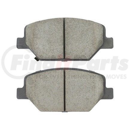 1003-1886C by MPA ELECTRICAL - Quality-Built Disc Brake Pad Set - Black Series, Ceramic, with Hardware