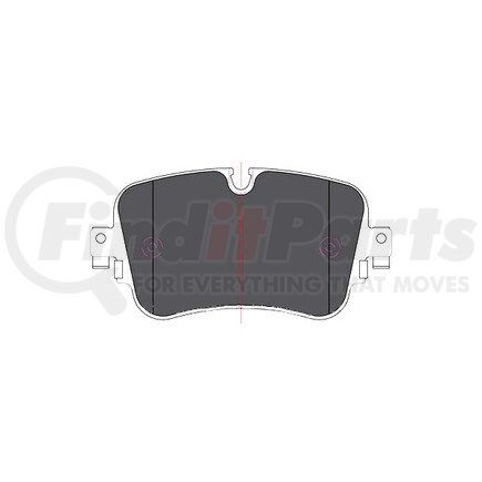 1003-1895M by MPA ELECTRICAL - Quality-Built Disc Brake Pad, Black Series, Semi-Metallic