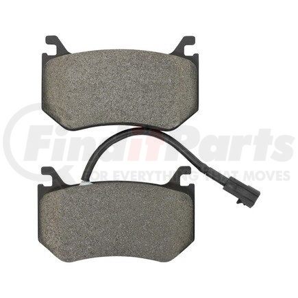 1003-2043M by MPA ELECTRICAL - Quality-Built Disc Brake Pad, Black Series, Semi-Metallic