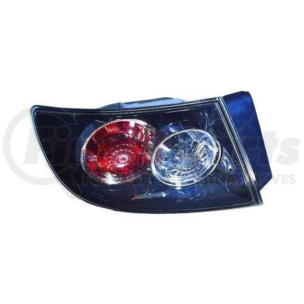216-1972L-AQ by DEPO - Tail Light, LH, Assembly, Outer, Standard Type