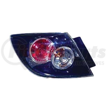 216-1984L-AQ by DEPO - Tail Light, LH, Outer, Assembly, Standard Type