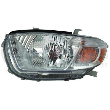 312-11A5L-AC1 by DEPO - Headlight, LH, Chrome Housing, Clear Lens, CAPA Certified