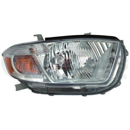 312-11A5R-AC1 by DEPO - Headlight, RH, Chrome Housing, Clear Lens, CAPA Certified