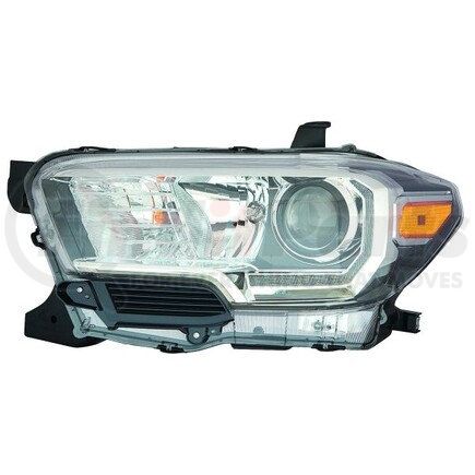 312-11AEL-ASN2 by DEPO - Headlight, LH, Assembly, Halogen, with LED Daytime Running Light, with Fog Lamp