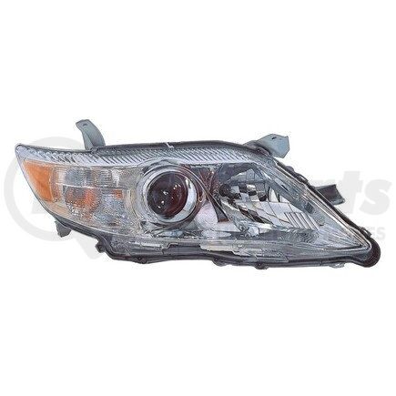 312-11B5R-UCN1 by DEPO - Headlight, RH, Chrome Housing, Clear Lens, with Projector, CAPA Certified