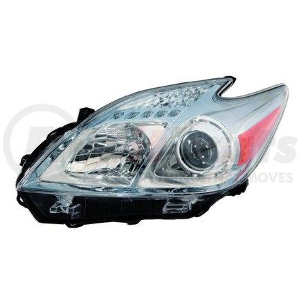 312-11B7L-US7 by DEPO - Headlight, LH, Lens and Housing, Halogen