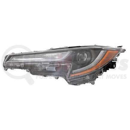 312-11BHL-AS2 by DEPO - Headlight, LH, Black Housing, Clear Lens, with Projector, LED, with LED DRL