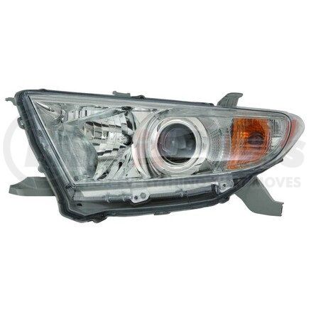 312-11C3L-AS1 by DEPO - Headlight, LH, Assembly, USA Built, Composite