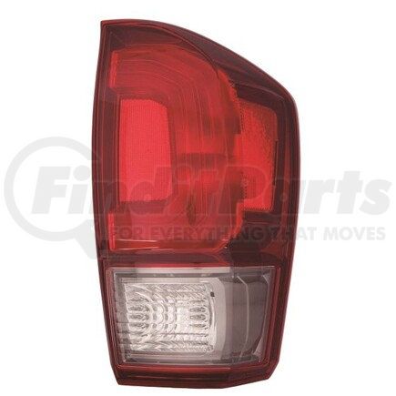 312-19ACR-AS-CR by DEPO - Tail Light, RH, Assembly, Red/Smoke