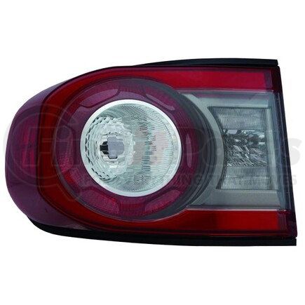 312-19B9L-US by DEPO - Tail Light Housing, LH, with Lens