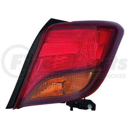 312-19C5R-UC by DEPO - Tail Light Housing, RH, with Lens