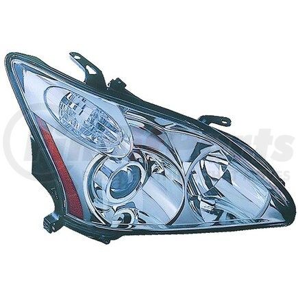 312-1169R-USH9 by DEPO - Headlight, RH, Assembly, with HID Lamp, without Auto Adjust, Composite