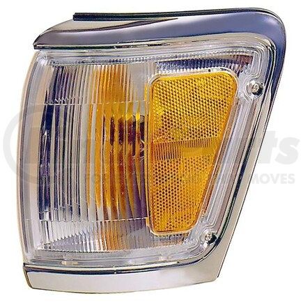 312-1518L-AS1 by DEPO - Parking/Side Marker Light, LH, Assembly, with Bright Rim