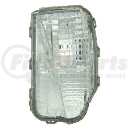 312-1651L-UQ by DEPO - Turn Signal Light, Front, LH, Lens and Housing, without Daytime Running Lamp