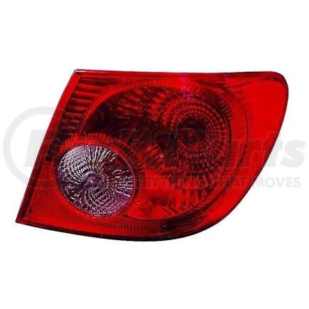 312-1942R-AC-YR by DEPO - Tail Light, RH, Assembly