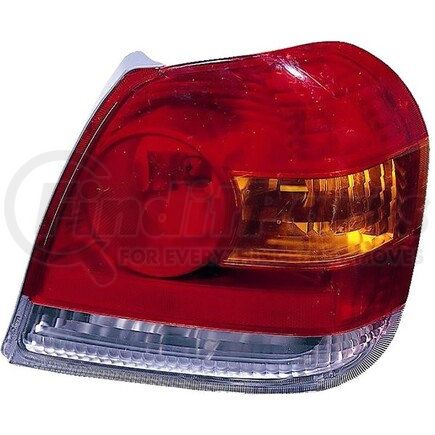 312-1948L-US by DEPO - Tail Light Housing, LH, with Lens