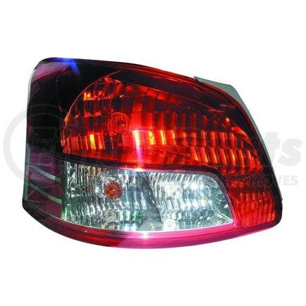 312-1980L-AS by DEPO - Tail Light Housing, LH, without Sport Package, with Lens