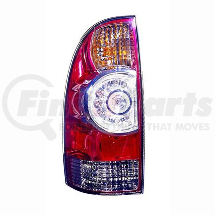 312-1995L-AS by DEPO - Tail Light, LH, Assembly, with Wiring Harness, Clear Center Lens